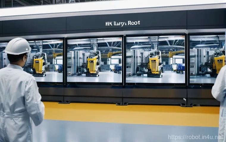 로봇 공학 교수 연구 사례 - **Prompt:** A state-of-the-art robotics laboratory at KAIST, filled with bright natural and artifici...