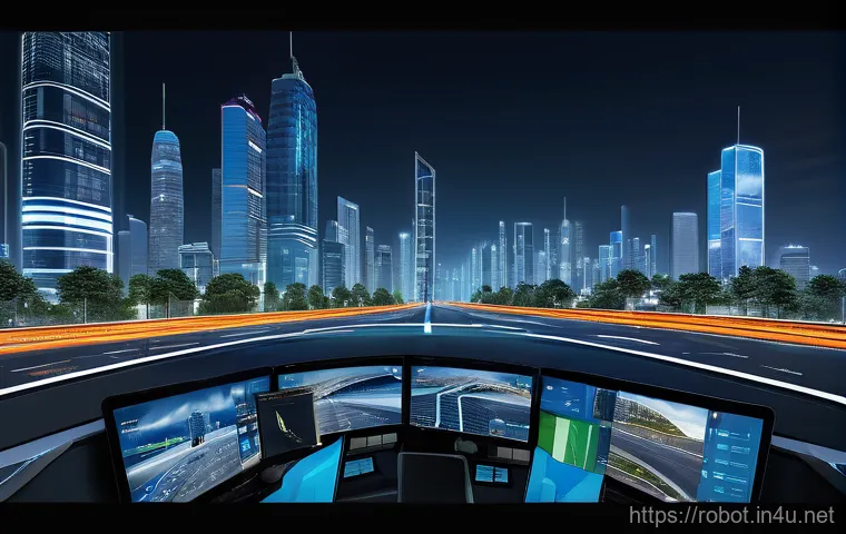 로봇 시뮬레이션 툴 - A sophisticated, sleek delivery robot with a robust, metallic body (suitable for all ages) navigates... 로봇 시뮬레이션 툴 - A sophisticated, sleek delivery robot with a robust, metallic body (suitable for all ages) navigates...